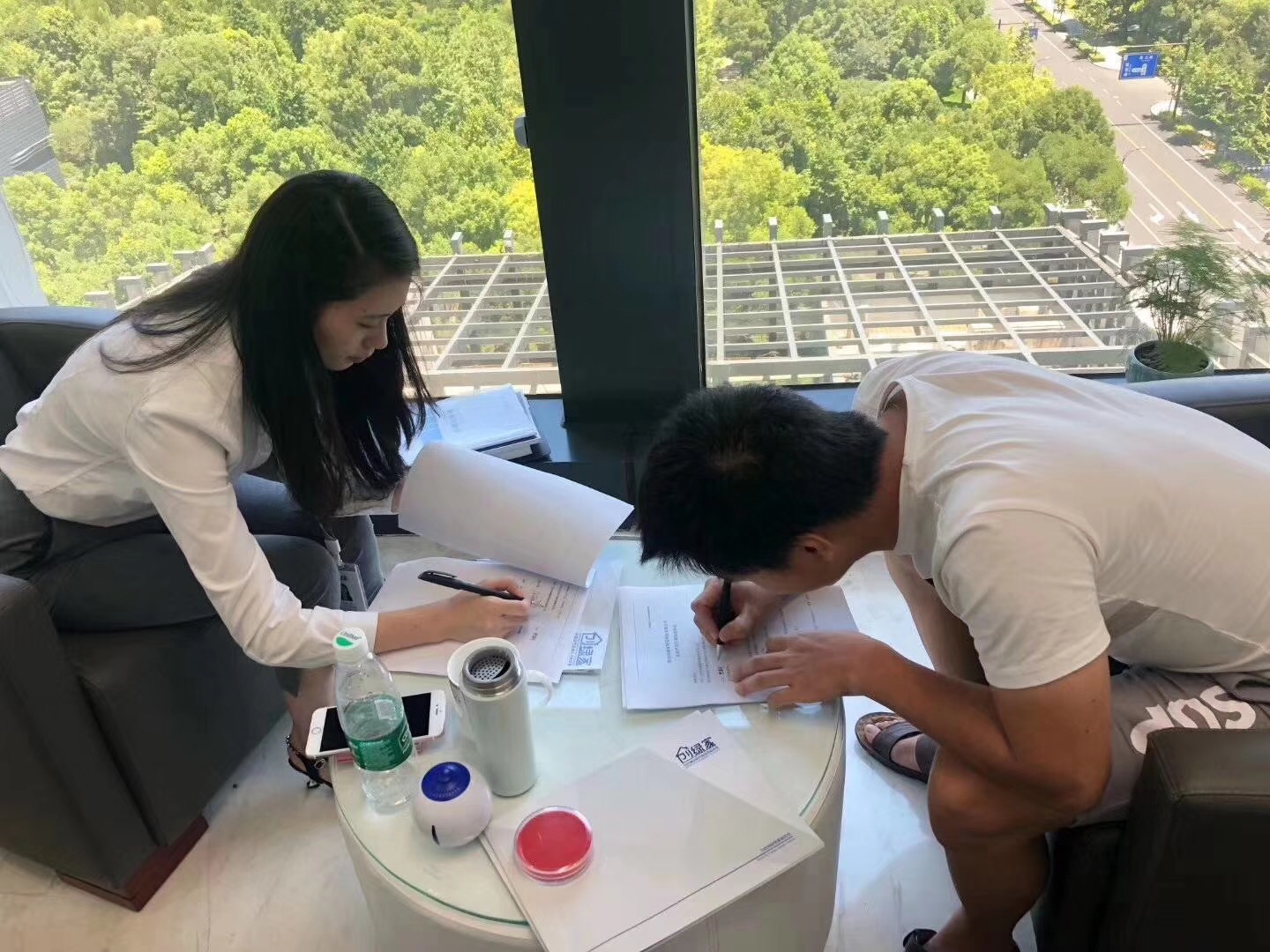 熱烈祝賀廖總簽約創(chuàng)綠家郴州市縣級(jí)代理！